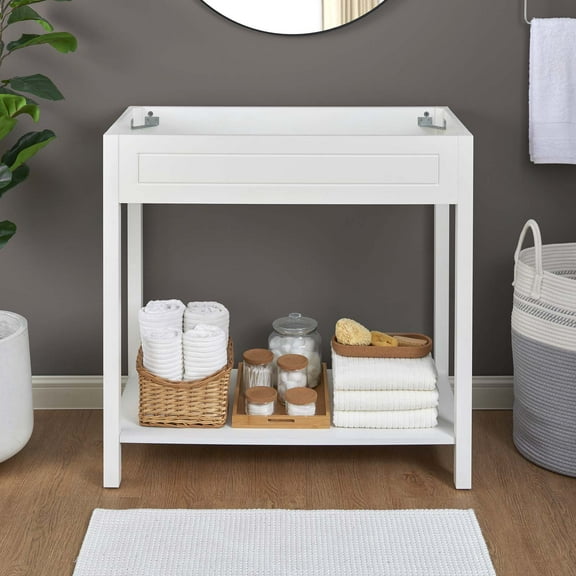 Modway Altura 36" Bathroom Vanity Cabinet (Sink Basin Not Included) in White