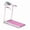 White+Pink + Steel, variant on Dcskyn 2.5HP Foldable Treadmill for Home 265 LBS Capacity Electric Running Machine Quiet Motor Easy Storage Folding Treadmill