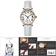 thumbnail image 3 of Reloj Mujer Analógico Redondo Cuarzo Correa De Cuero Fecha Reloj Clásico Reloj De Pulsera Correa Blanca, 3 of 7