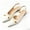 White, variant on Pointed Toe Slingback Flats for Women Casual Sandals with Beaded Slides Boho Sandals for Summer Vacation & Daily Wear