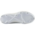 thumbnail image 3 of New Balance Youth Romero Duo TPU Molded Fastpitch Softball Cleats White/Silver 3.5, 3 of 6