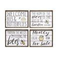 thumbnail image 1 of IMAX ZA0490514 Honey Bee Wall Decor, Set of 4, 1 of 1