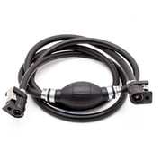 Anxingo 6FT Marine Fuel Hose with Primer Bulb - 5/16" Outboard Boat Motor Fuel Line Assembly with Quick Connect Fittings