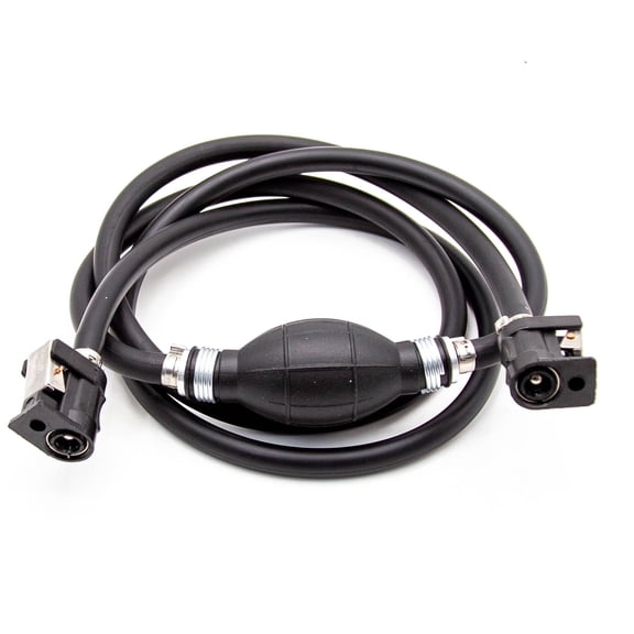 Anxingo 6FT Marine Fuel Hose with Primer Bulb - 5/16" Outboard Boat Motor Fuel Line Assembly with Quick Connect Fittings