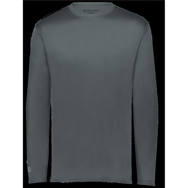 Holloway 222822.059.2XL T-Shirt à Manches Longues pour Adulte, Graphite - 2TG