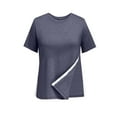 thumbnail image 4 of AKEGAMN Women's Post Surgery Tear Away 3/4 Sleeve Chemo Port Shirt, Gray S-XXL, 4 of 4