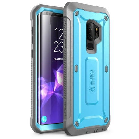 SUPCASE Galaxy S9 Plus Case Full-body Rugged Holster Case WITH Screen Protector for S9 Plus 2018 release Blue