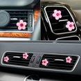 thumbnail image 4 of 8 clips para ventilación de coche, decoración interior, clips para ambientador, bonitos y coloridos adornos, accesorios de ventilación, decoraciones para niñas y mujeres (rosa), 4 of 5