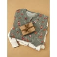 thumbnail image 3 of Modern Moments by Gerber Gender Neutral Tight Fitting Christmas Pajama Set, 2-Piece, Sizes 12 Months - 12 Kids, 3 of 10