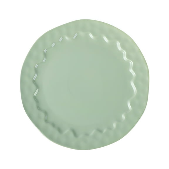 ACDANC Serving Dishes,Constant Companion Food Tray,Heat-Resistant Serving Trays,10-Inch Shallow Plate,Light Green