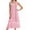 Pink Small Flowers, variant on Women's Nightgowns Long Sleeveless Night Gown Ladies Sleep Dress Soft Victorian Nightdress