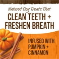 thumbnail image 3 of Merrick Fresh Kisses, Dental Chews for Dogs, Pumpkin and Cinnamon Natural Dog Treats for Small Dogs 15-25 Lbs, 3 of 8