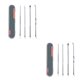 thumbnail image 1 of Seitruly de comedones para acné, 4 Uds., punto negro, removedor de espinillas, cuidado de la piel, belleza para mujeres, tratamiento de acné, plata 2piezas Seitruly CBP109356, 1 of 5