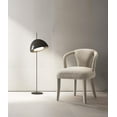 thumbnail image 2 of Manhattan Comfort Palmer Dining Armchair with Solid Wood Frame in Gold Dust, 2 of 11