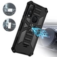 thumbnail image 3 of For Celero 5G 2023 (6.5") Hybrid Stand Military Grade with Magnet Mount Friendly Kickstand Hard TPU Shockproof Cover ,Xpm Phone Case [ Black ], 3 of 3