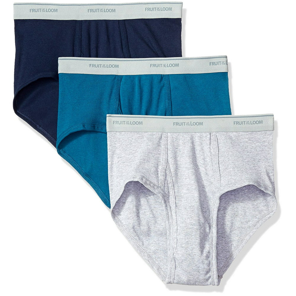Fruit of the Loom - Fruit of the Loom Mens Cotton Briefs 3 Pack .S ...
