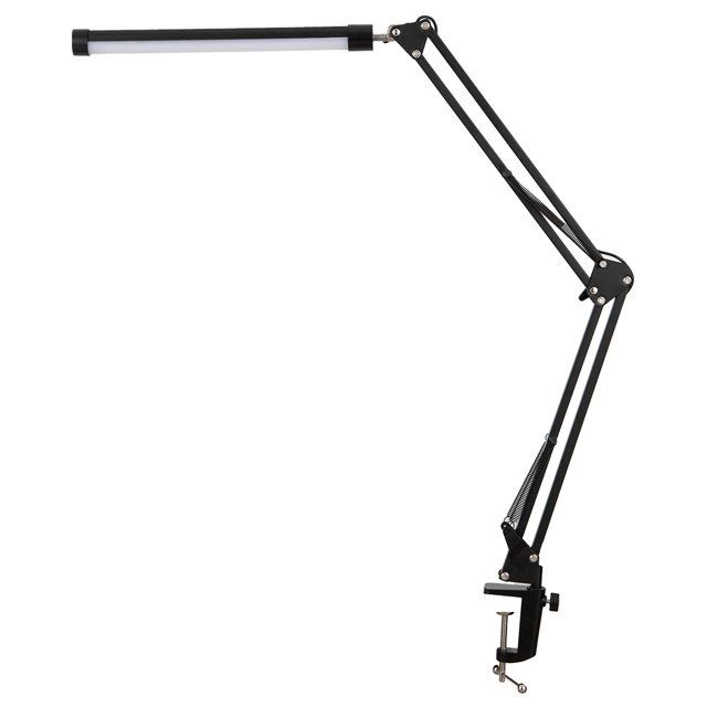 Led lámpara de escritorio plegable de metal lámpara de mesa regulable de brazo largo ajustable Afortunado Sencillez