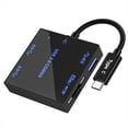 thumbnail image 1 of USB 3.0 Five in One Expansion Dock Portable USB 3.0 Light Emitting HUB SD/TF Multi Port External Expansion Dock, 1 of 6
