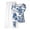 #139-Blue, variant on Women's Casual Two-Piece Set Loose Fit Drawstring Pants and Round Neck Short Sleeve Top with All Over Print Fashion Casual Outfit