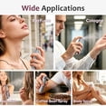 thumbnail image 5 of Lisapack 8ML Atomizer Perfume Spray Bottle for Travel, Empty Refillable Cologne Dispenser, Portable Sprayer (Silver), 5 of 8