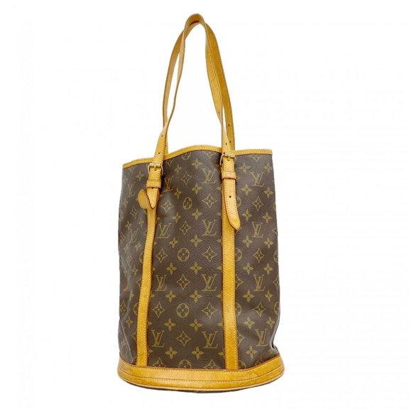 Pre-Owned Louis Vuitton Monogram Bucket GM Tote Bag M42236 Brown Women's P3177679