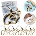 thumbnail image 4 of Elefante Adorno Navideño Amistad Con Tarjeta Cuentos para Mujeres Regalos Tribu Las Mejores Hermanas Amigos, 4 of 9