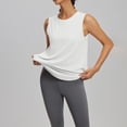 thumbnail image 5 of Workout Tops for Women Sleeveless Athletic Tank Tops UPF 50+ Running Tanks with Side Slits Loose Fit Gym Yoga Shirt, 5 of 9