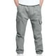 thumbnail image 4 of Cowsor 2PC Boys Cargo Sweatpants Casual Hiking Pants Joggers Athletic Trousers Cotton Loose Straight Pants for Men, 4 of 6