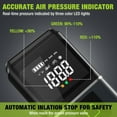 thumbnail image 3 of WORKPRO Tire Inflator Portable Air Compressor-7.2V Portable Air Pump for Car Tires with 5000mAh Battery-150PSI Portable Air Compressor for Cars Motorcycles Bikes-Tire Pump Air Pump for Inflatables, 3 of 8