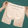 thumbnail image 4 of Pantalones de seguridad de cintura alta sin costuras, ropa interior dos en uno para mujer, pantalones cortos de seda de hielo con base de elevación de cadera y abdomen que no se doblan y que no, 4 of 4