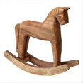 thumbnail image 1 of Vintage Carved Wood Rocking Horse Animals Decorated, 1 of 5