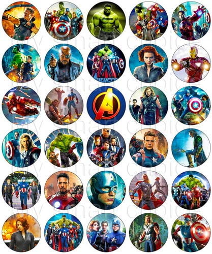 avengers cake toppers