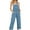 Light Blue, variant on Womens Denim Bib Overalls Classic Adjustable Straps Jeans Pants Pocket Jumpsuit Denim Dungarees Baggy Loose Fit Overall Suspender Straight Leg Long Playsuit Trousers