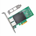 thumbnail image 1 of Jeirdus PCI Express X4 Carte d'Interface Réseau 10Gb avec Intel chipset X550-T2 Ethernet Double Port RJ45 Adaptateur LAN, 1 of 4