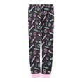 thumbnail image 3 of Sleep On It Girls Fitted Long Sleeve Top and Pants Pajamas with Scrunchie Set, 3-Piece, Sizes 4-14, 3 of 5