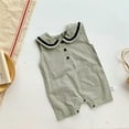 thumbnail image 2 of Sngxgn Baby Boys' Sleeveless Bodysuit Dress(Beige,73), 2 of 6
