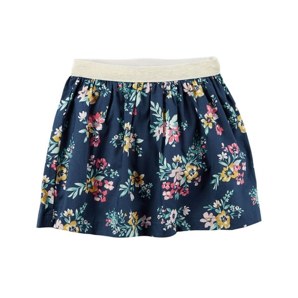 Carter's Jupe Métallique Florale Marine pour Petite Fille, 2-Toddler