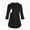 Black, variant on Maternity Summer Clothes,3/4 Sleeve Maternity Tops,Maternity Shirts,V-Neck Solid Long Sleeve Breast-Feeding Pregnant Woman Nursing Buttons Blouse Tops