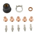 thumbnail image 1 of 13pcs Tip Kit Fit Harbor Freight Titanium Plasma 65 Torch TI-PC65 iPT-65 58895, 1 of 12