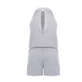 thumbnail image 5 of Daiosportswear Women'S Y2K Summer Solid Halter Neck Jumpsuit Sleeveless Romper,Shorts for Women, 5 of 6