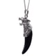 thumbnail image 5 of Collar con Colgante Fernando Resina Negra Diente Gótico Punk Joyería de Cadena, 5 of 8