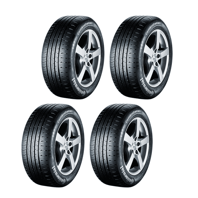 Paquete de 4 llantas 215/60R17 96H modelo ContiEcoContact 5 marca Continental