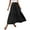 Z37Black, variant on KONDYS Women High Waist Skirt Solid Color Satin Dress Zipper Elegant Skirt Cozy Casual Women's Skirt