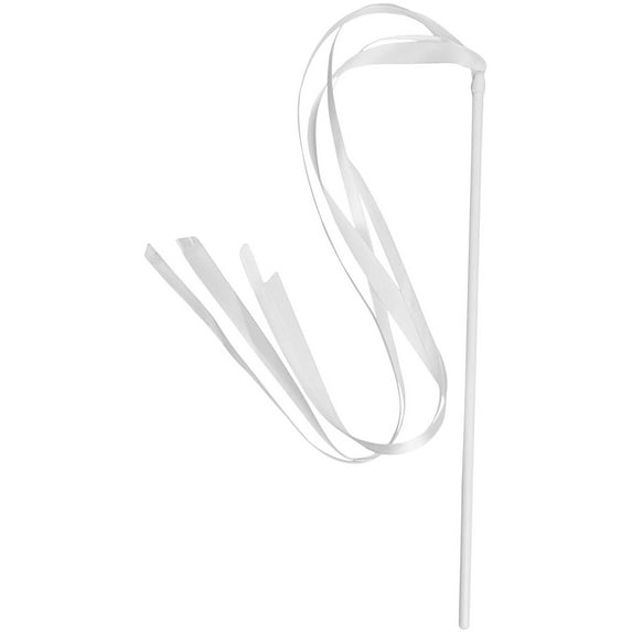Simplicity White Send Off Ribbon Wands 24 Count
