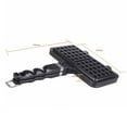 thumbnail image 2 of Bamboohart Waffle Maker Iron Pan Mold Breakfast Stovetop Stove Cookware Mini Baking Non  Stick Removable Plates, 2 of 6