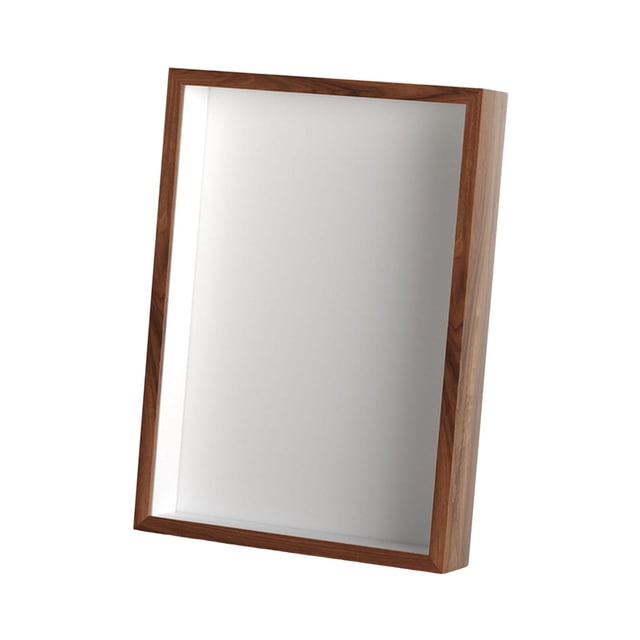DOLITY Wood Shadow Box Frame 5cm Deep Memory Box Frame for Souvenirs Badges Artwork 6inch