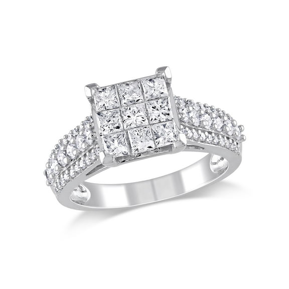 Everly Women's Diamond 10K White Gold Engagement Ring