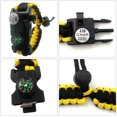 thumbnail image 4 of Adjustable Survival Bracelet, 7 core Paracord 20 in 1 Emergency Sports Wristband Gear kit Waterproof LED SOS Light, Compass, fire Starter Multi-Tool Adventure, 4 of 6