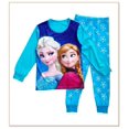 thumbnail image 1 of Pijamas de dibujos animados de Frozen para niñas, ropa de dormir de princesa Anna y Elsa, conjuntos de ropa de manga larga para bebés, disfraz para el hogar, novedad, 1 of 4