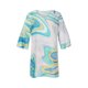 thumbnail image 2 of VISgogo Vestido de Manga 3/4 para Mujer con Estampado de Flores, Cuello en V Decoración de Volantes Ropa de Verano VISgogo  moda, 2 of 6